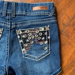 Wildflowers denim shorts